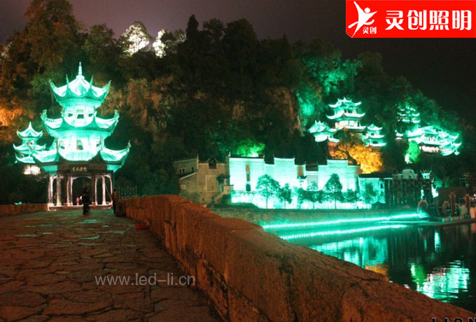 貴州鎮遠(yuǎn)旅遊亮化(huà)項目夜景展示