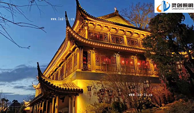 【案例•文旅項目】比利時(shí)天堂公園中國園夜景亮化(huà)成功亮燈